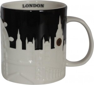 Black Starbucks London Relief Mug City Collection | 429-BCSHWV