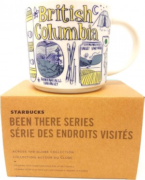 Blue Starbucks British Columbia Been There Series Collection 14oz Mug | 856-KXBPZY