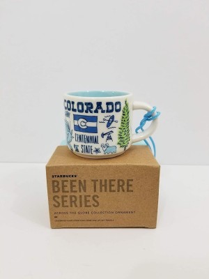 Blue Starbucks Colorado Been There Series Ornament Espresso Mug/Cup 2 Oz | 321-KSYNUR