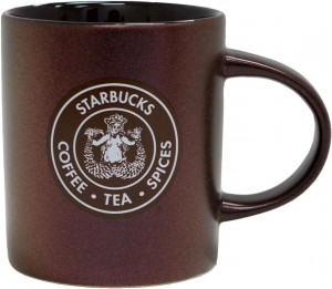 Brown Starbucks Exclusive First Store Seattle Pike Place Brown Mug, Original Logo, 12 Fl Oz | 761-PSIDBT