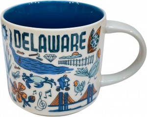 Coffee Starbucks Been There Series Delaware Ceramic Coffee Mug, 14 Oz | 378-NWGOKY