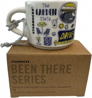 Coffee Starbucks Been There Series New Jersey Demitasse Ornament, 2 Oz | 109-GWAPSV