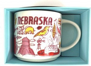 Coffee Starbucks Nebraska Been There Series Across The Globe Collection Ceramic Coffee Mug, 14 Fl Oz | 382-FXAPGT