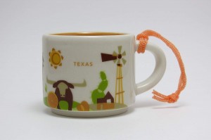 Coffee Starbucks Texas You Are Here Series Espresso Cup Ornament Demitasse Mug 2oz | 643-JELTDW