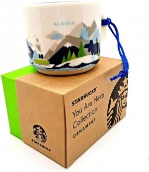 Multicolor Starbucks Alaska You Are Here Ornament Rare 2oz Cup | 960-UOYNAC