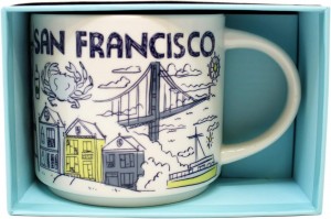 Multicolor Starbucks Been There Series San Francisco,Ceramic Mug, 14 Oz | 427-DKTNRP