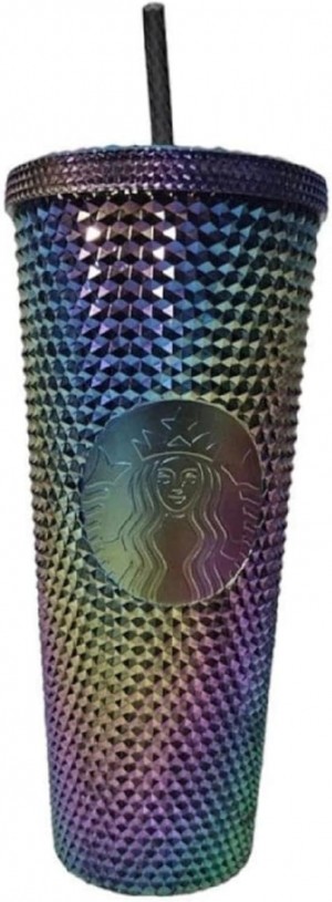 Multicolor Starbucks Halloween 2023 Oil Slick Rainbow Iridescent Venti Tumbler 24oz | 736-ZNJFAT