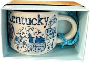 Multicolor Starbucks Kentucky Been There 2oz Demittasse Cup Ornament | 239-NBQEZG