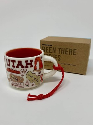 Red Starbucks Utah Been There Collection Ceramic Espresso Mug Demitasse Ornament 2 Oz | 543-WGRVFX