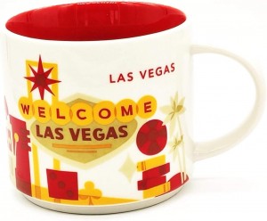 White Starbucks Las Vegas Cup Coffee Mug You Are Here Collection | 759-IOKJXC