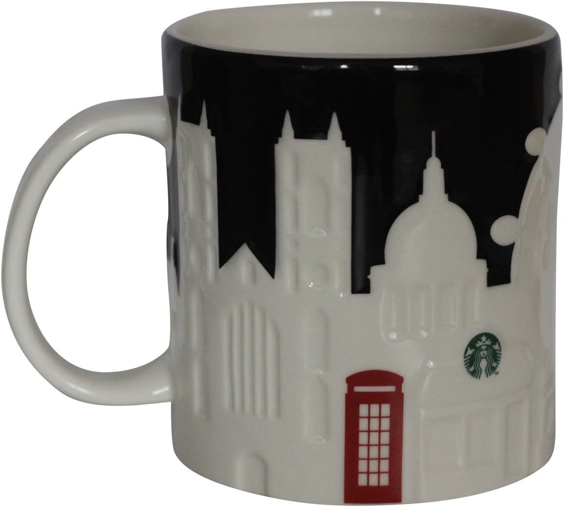 Black Starbucks London Relief Mug City Collection | 429-BCSHWV