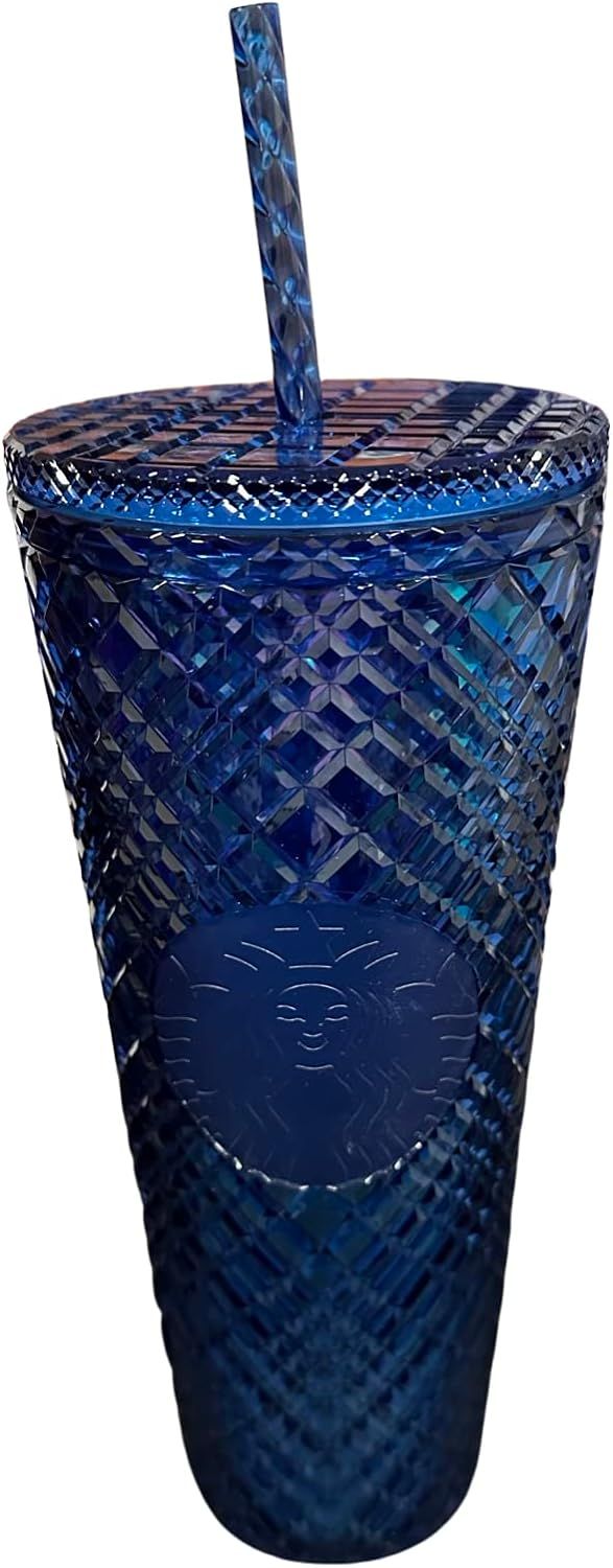 Blue Starbucks 2022 Holiday Jewel Venti 24oz Tumbler With Straw | 986-CNRLZI