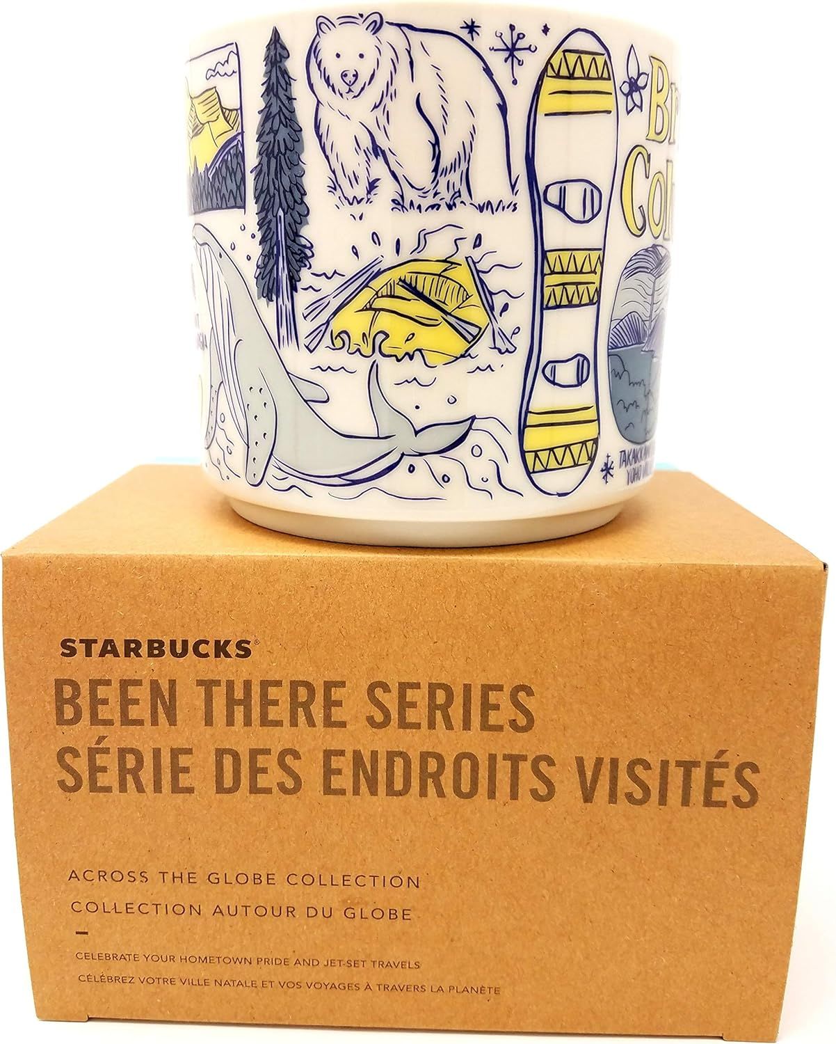 Blue Starbucks British Columbia Been There Series Collection 14oz Mug | 856-KXBPZY