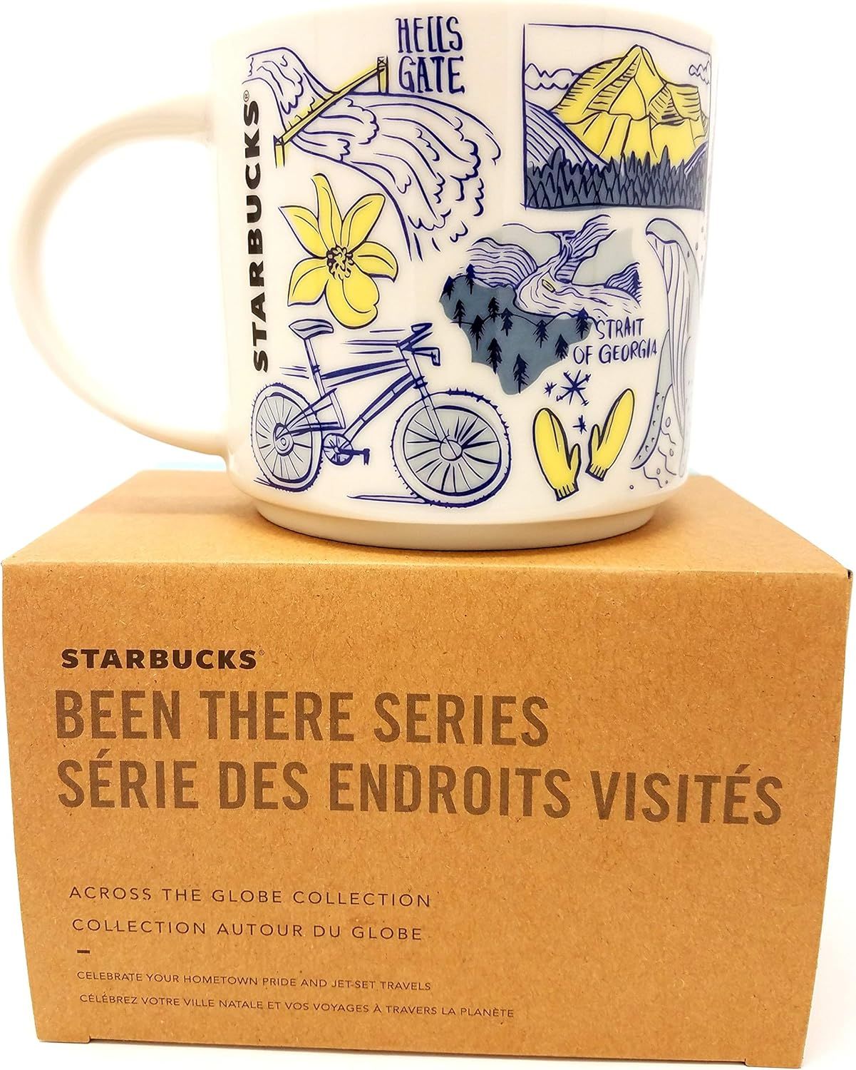 Blue Starbucks British Columbia Been There Series Collection 14oz Mug | 856-KXBPZY