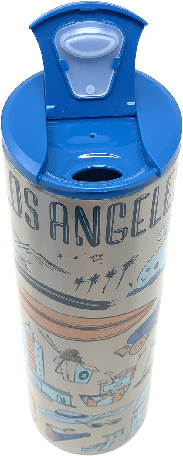 Blue Starbucks Los Angeles Vacuum Insulated Stainless Steel Traveler Tumbler, 16 Oz | 078-YZVAKS