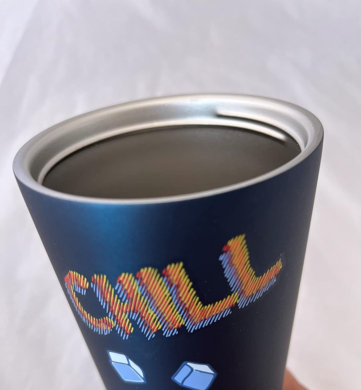 Blue Starbucks Stainless Steel Tumbler Chill Lips Hearts Venti 24 Oz | 062-TBVGQJ