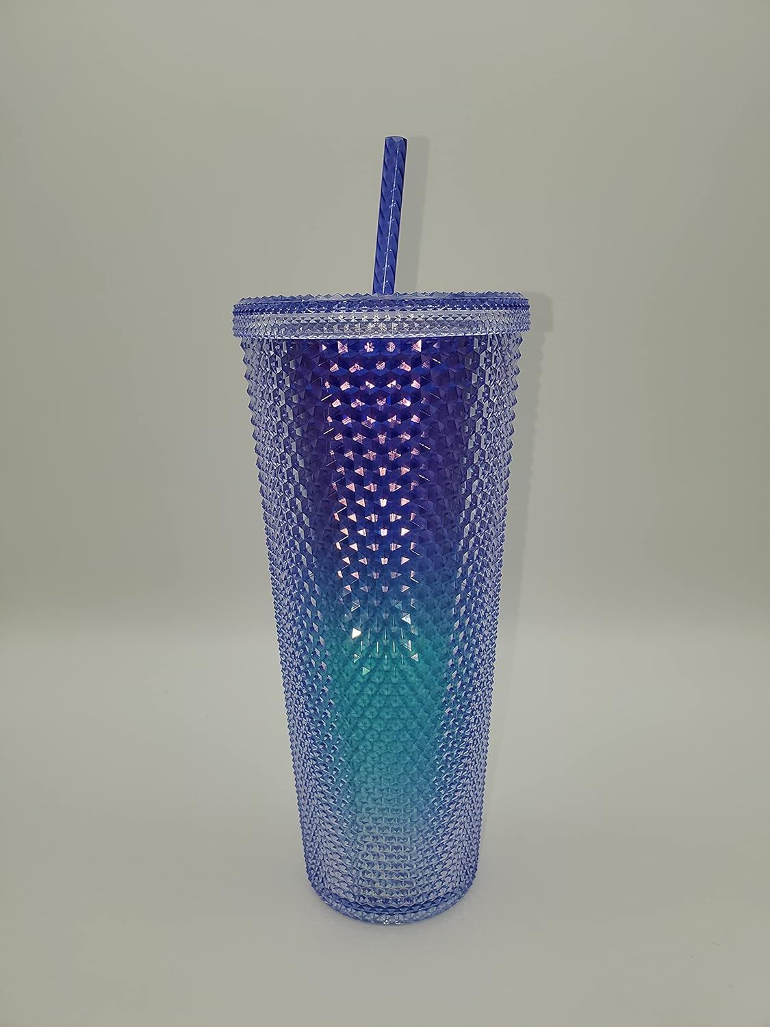 Blue Starbucks Studded Blue Ombre 24oz Plastic Cold Cup 2021 | 146-YGTXFO