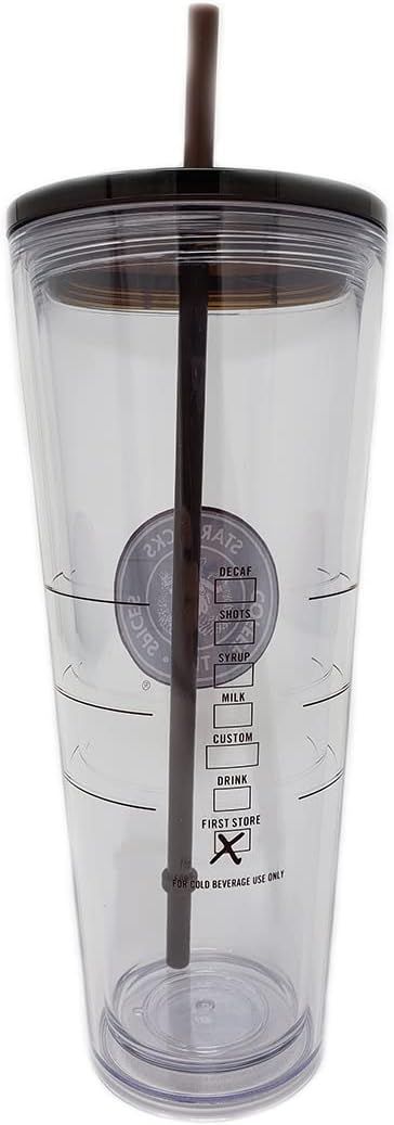 Brown Starbucks Pike Place Market First Store Exclusive Tumbler 24oz | 420-ZGFJYO