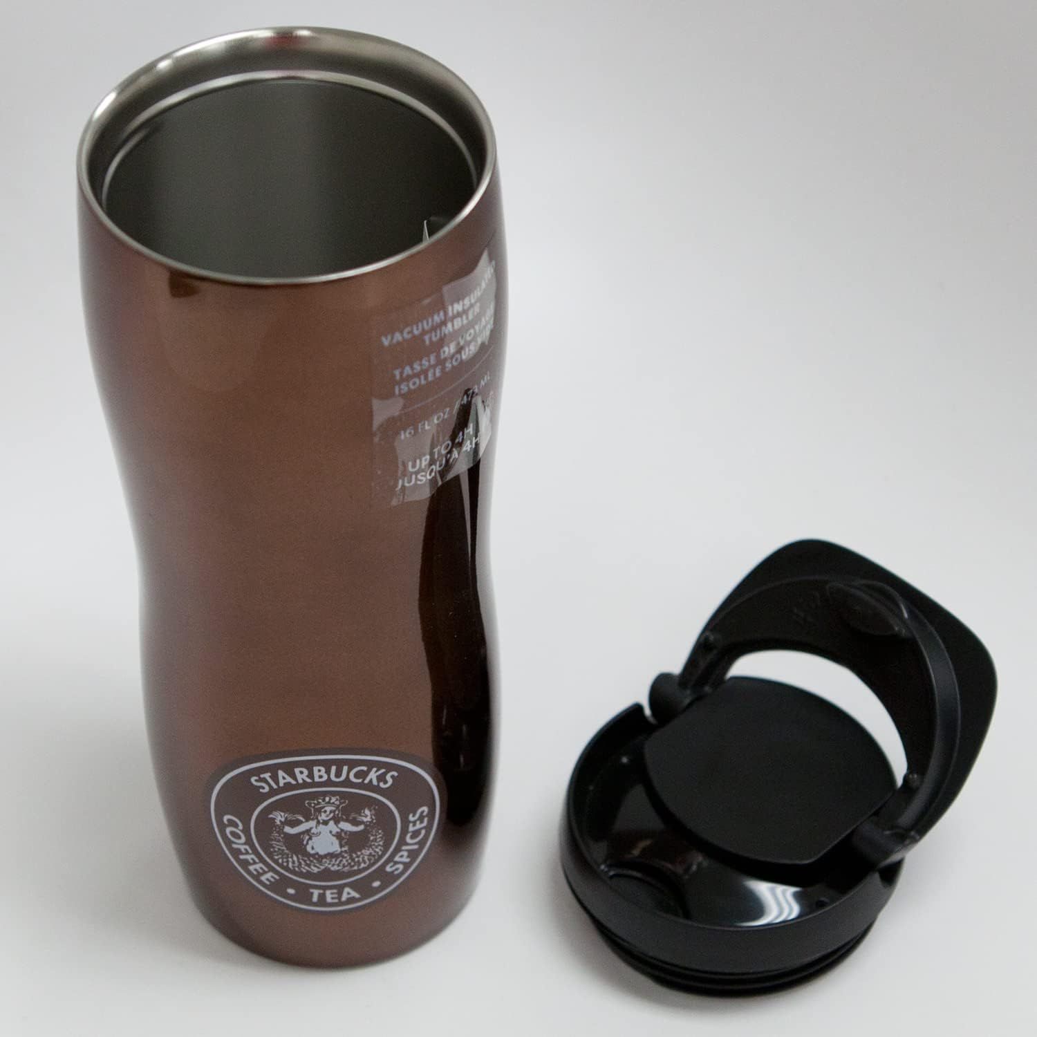 Brown Starbucks The First Store Pike Place Stainless-steel Tumbler (16 Oz, Brown) | 659-TOZLMY