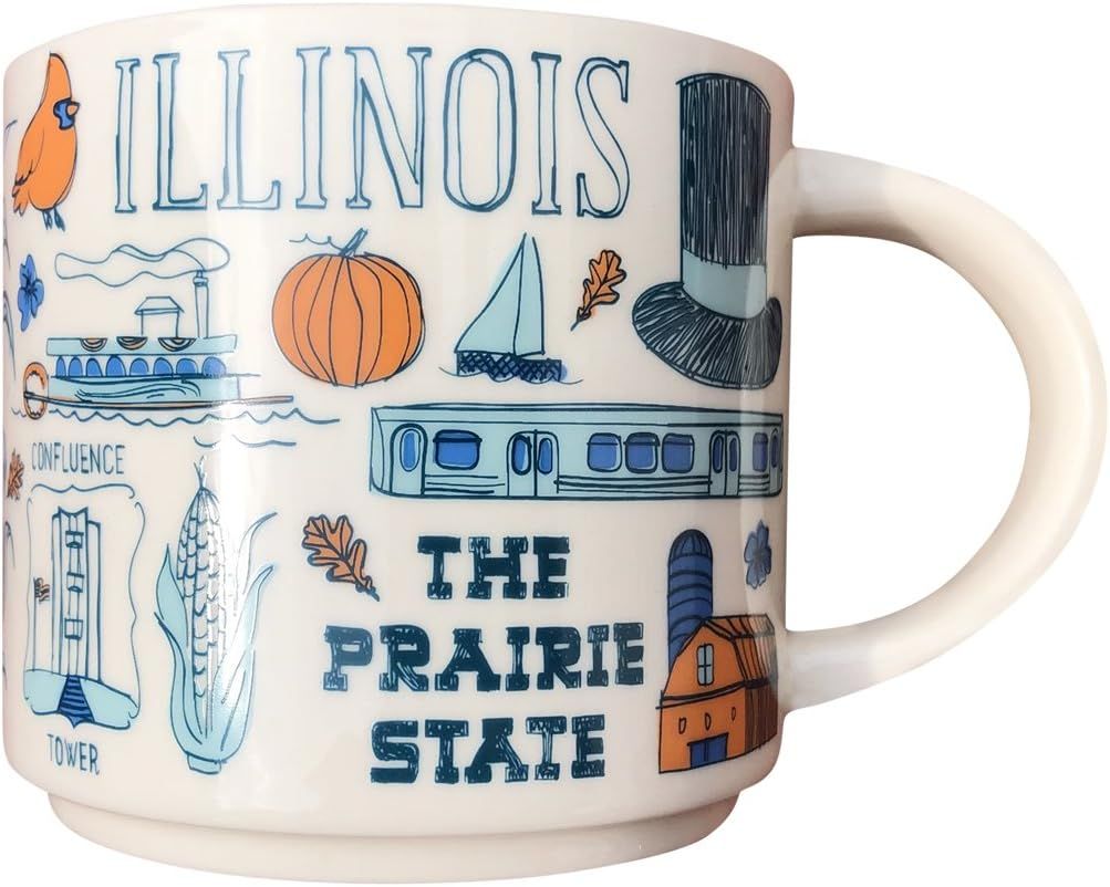 Coffee Starbucks Been There Series Collectible Coffee Mug (Illinois),14 Ounce | 963-ATRFUE