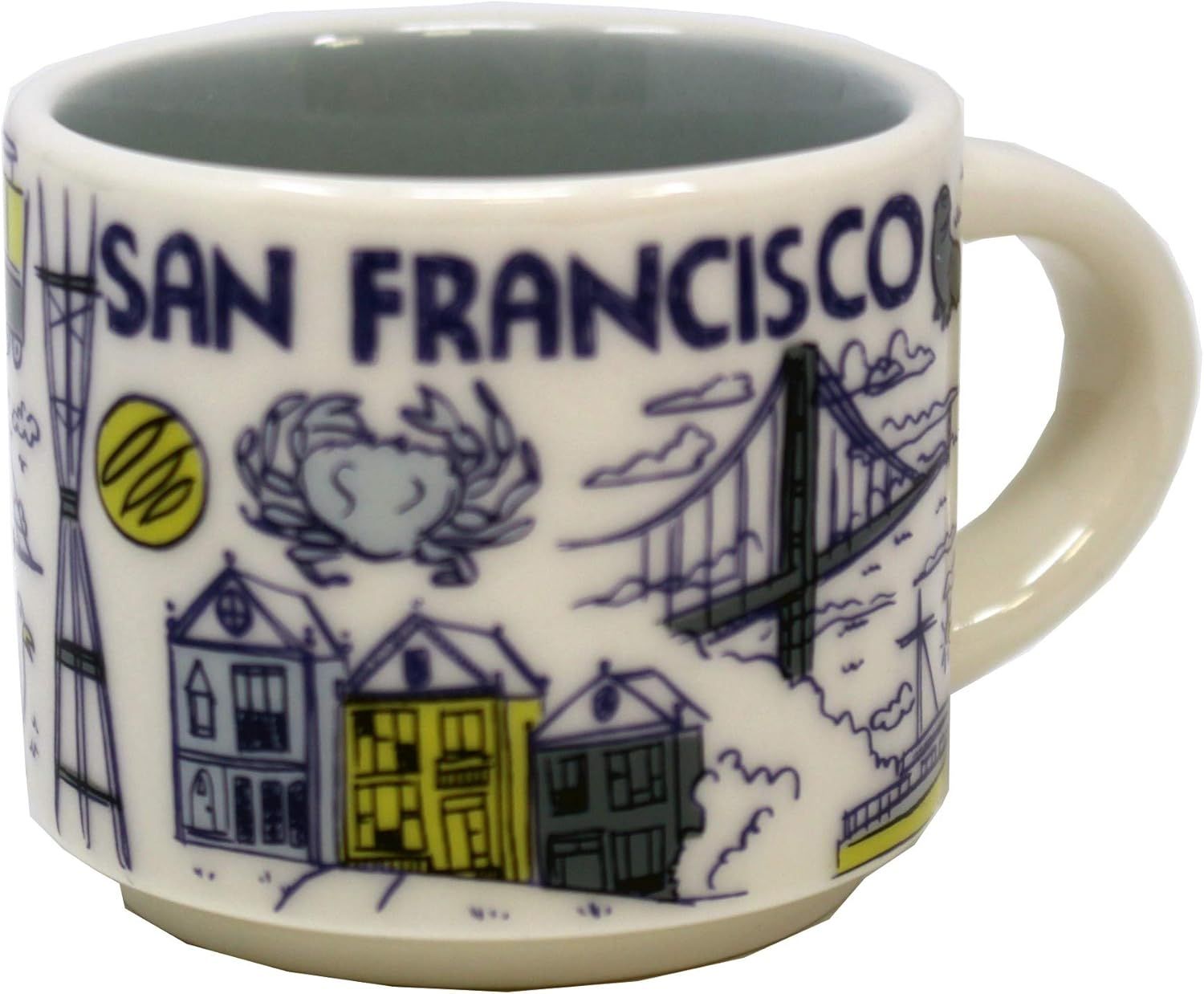 Coffee Starbucks Been There Series San Fransisco Ceramic Demitasse Ornament Mug, 2 Oz | 061-HGLBIF