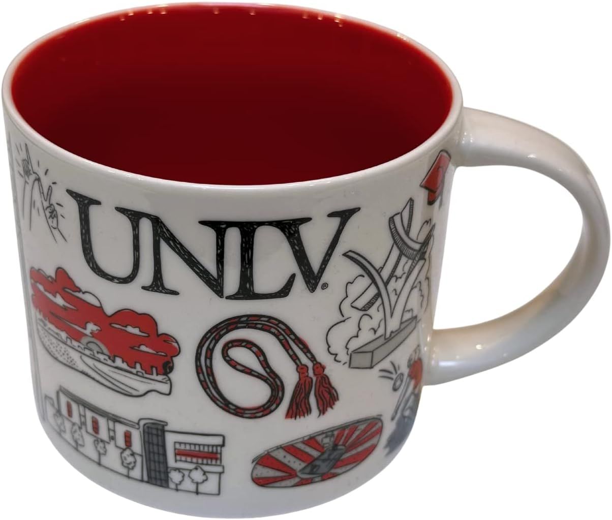 Coffee Starbucks Been There Series University Of Nevada, Las Vegas Ceramic Coffee Mug,14 Oz | 493-DFCTMP