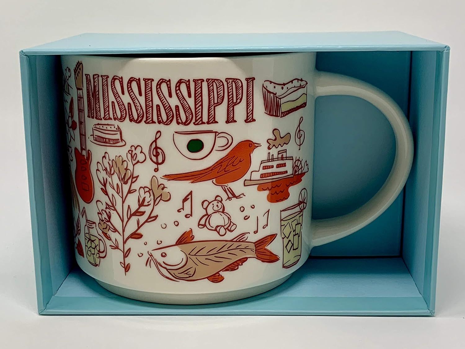 Coffee Starbucks Mississippi Been There Series Across The Globe Collection Ceramic Coffee Mug | 978-VEYCHB