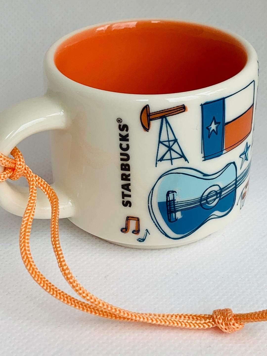 Coffee Starbucks Texas Been There Series Across The Globe Collection Ornament Ceramic Coffee Demitasse Mug, 2 Fl Oz | 460-LABNFS