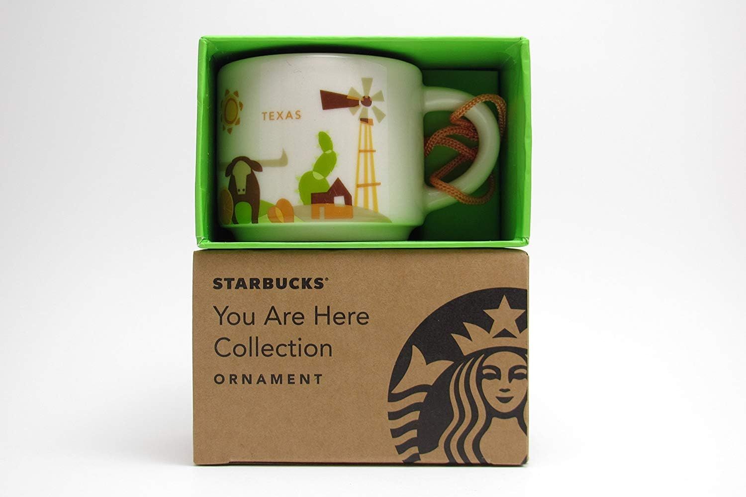 Coffee Starbucks Texas You Are Here Series Espresso Cup Ornament Demitasse Mug 2oz | 643-JELTDW