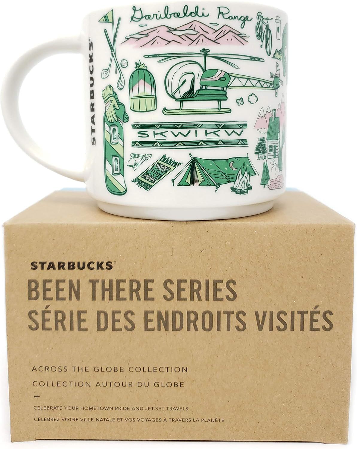 Green Starbucks Been There Series - Whistler, British Columbia Bc, Canada, 14 Fl Oz | 917-IWOUKF