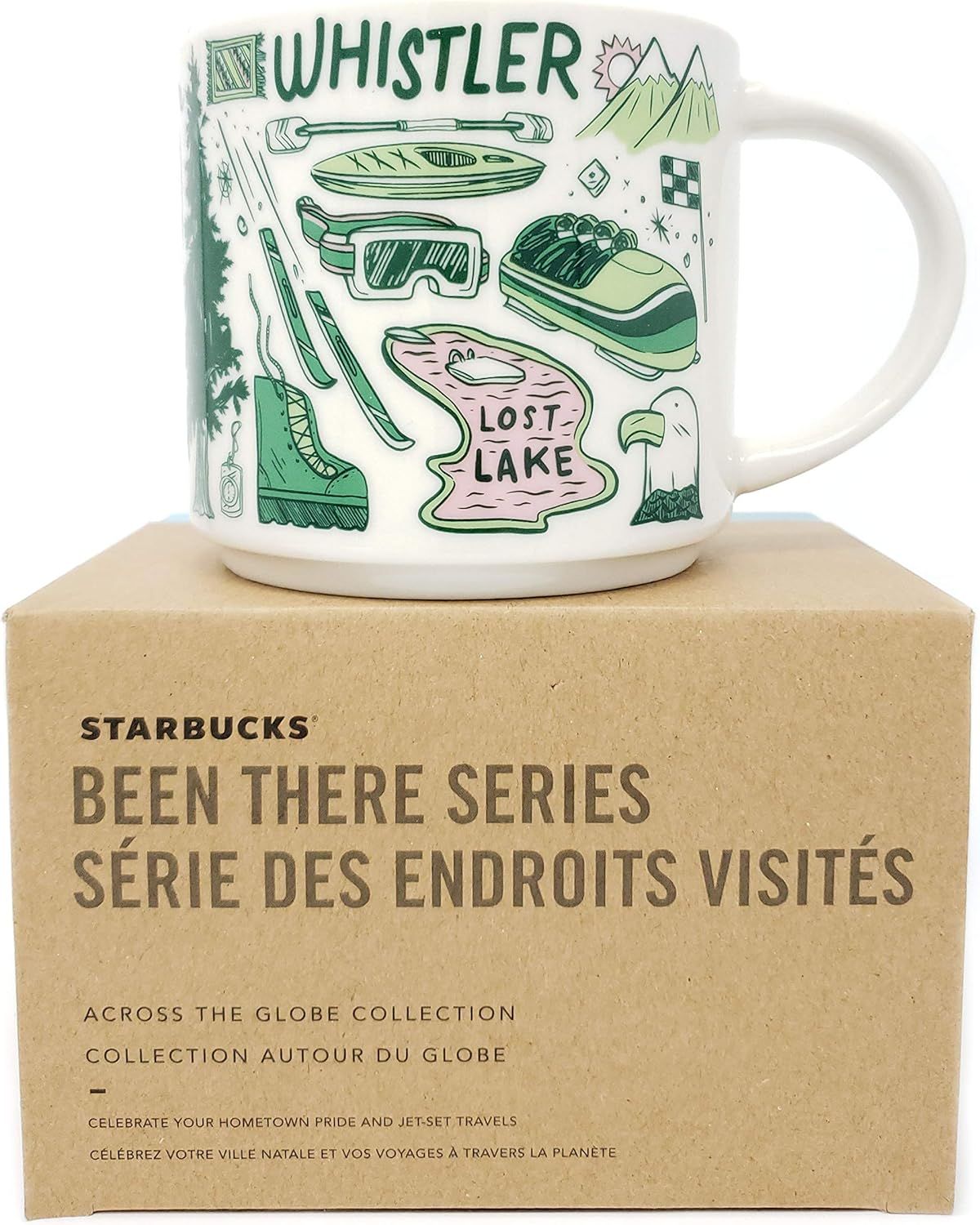 Green Starbucks Been There Series - Whistler, British Columbia Bc, Canada, 14 Fl Oz | 917-IWOUKF