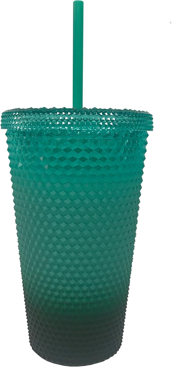 Green Starbucks Green Gradient Studded Tumbler Fall Winter Holiday 2022 (16 Oz - Grande) | 764-CHOWJX