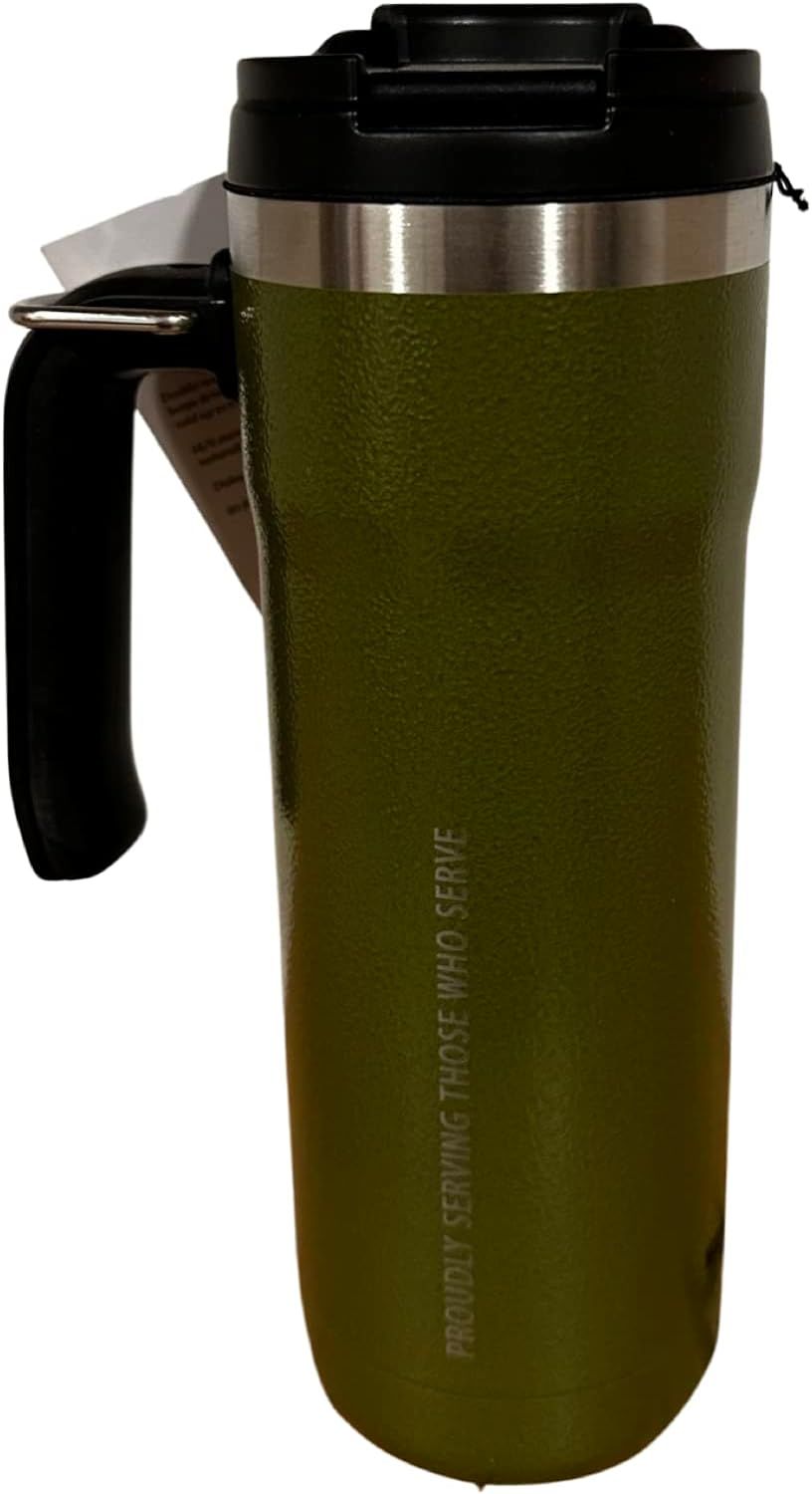 Green Starbucks Stanley Armed Forces Army Green Vacuum Sealed Cup Tumbler 20oz | 512-VKCADO