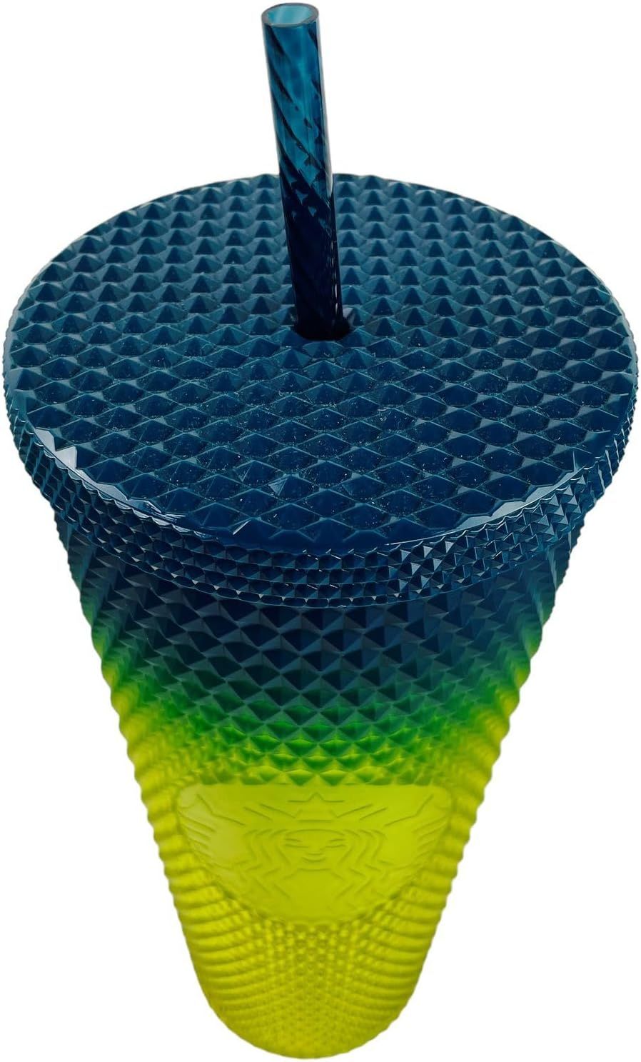 Green Yellow Starbucks 2023 Ombre Green Lemon Yellow Studded Tumbler, 24 Oz, Venti | 671-XLNDTA