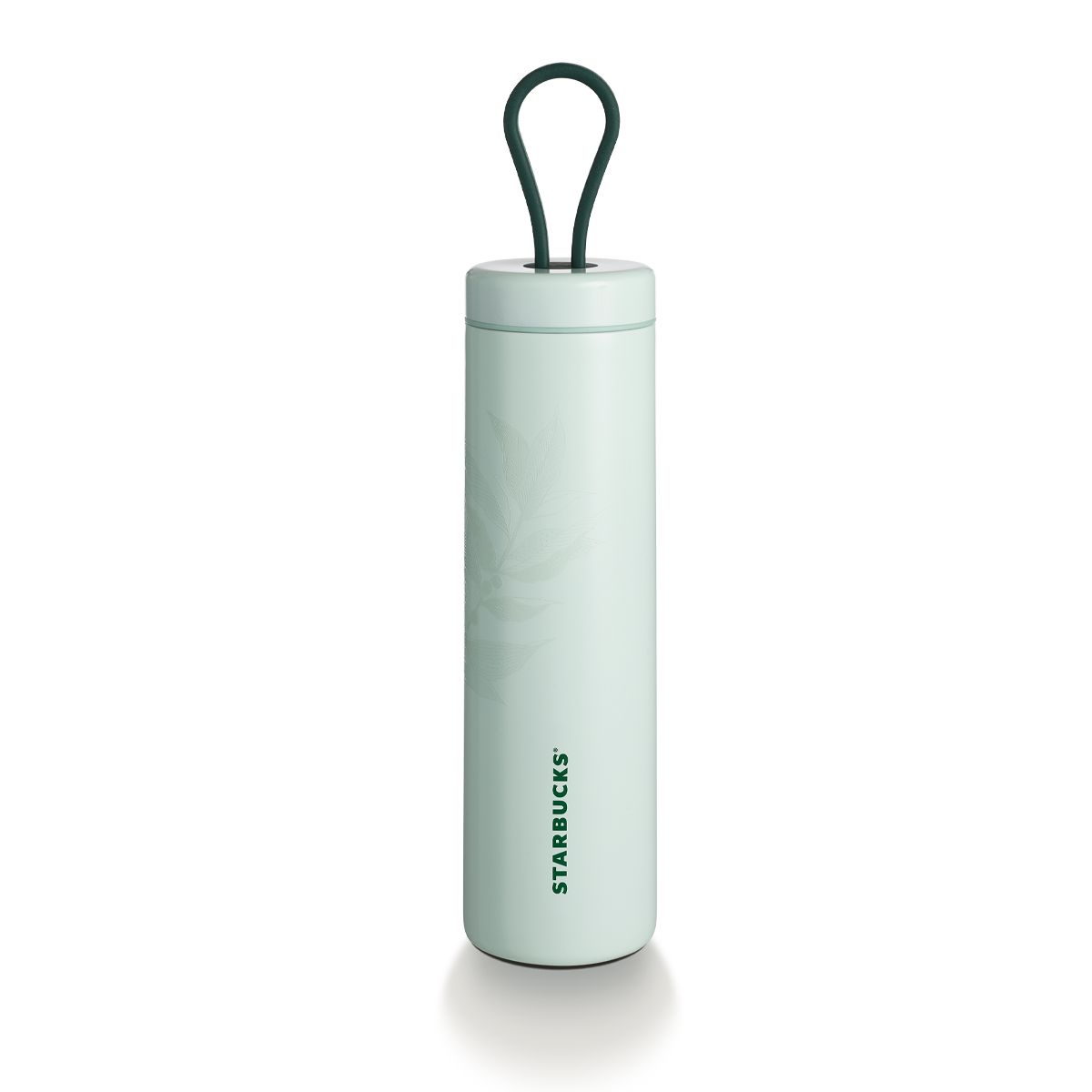 Grey Mint Coffee Starbucks Stainless Steel Mint Coffee Leaf Water Bottle 12oz | 814-KVJLFS