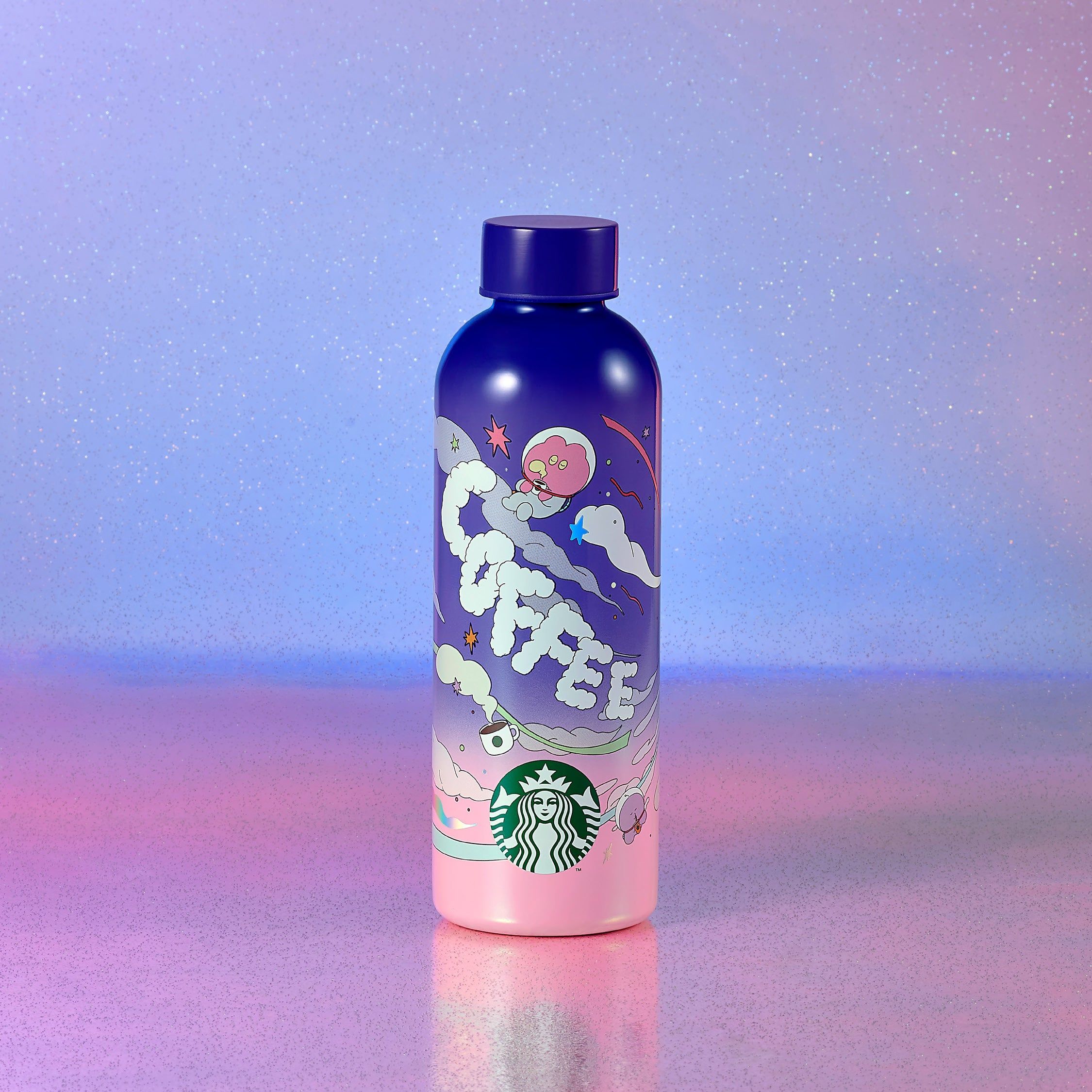 Grey Starbucks Off to Space Stainless Steel Bottle 26oz | 028-YPFMLO