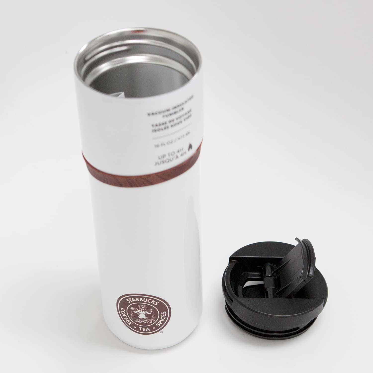 Grey / White Starbucks The First Store Pike Place Stainless-steel Tumbler (16 Oz, White) | 250-SYDTEO