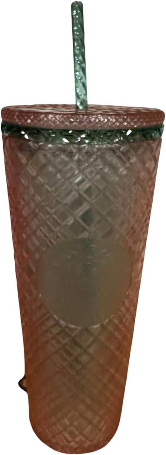 Pink Starbucks 2023 Spring Pink Pearl Jeweled Venti 24oz Tumbler With Straw | 706-OCNRPT