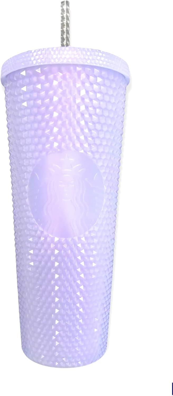 Purple Starbucks 2021 Holiday Icy Lilac Bling Studded Plastic Cold Cup Tumbler 24oz | 701-OABIZC