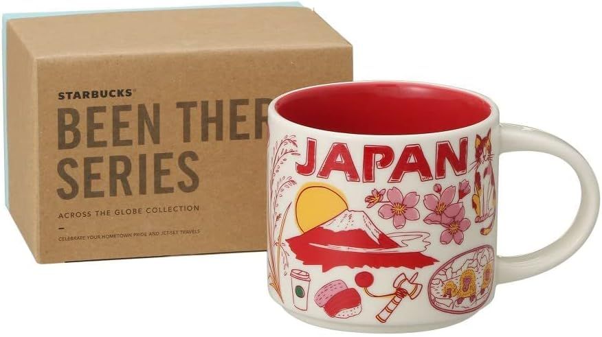 Red Starbucks Been There Series Japan 2021 Ceramic Coffee Mug, 14 Oz | 710-VLKJDE