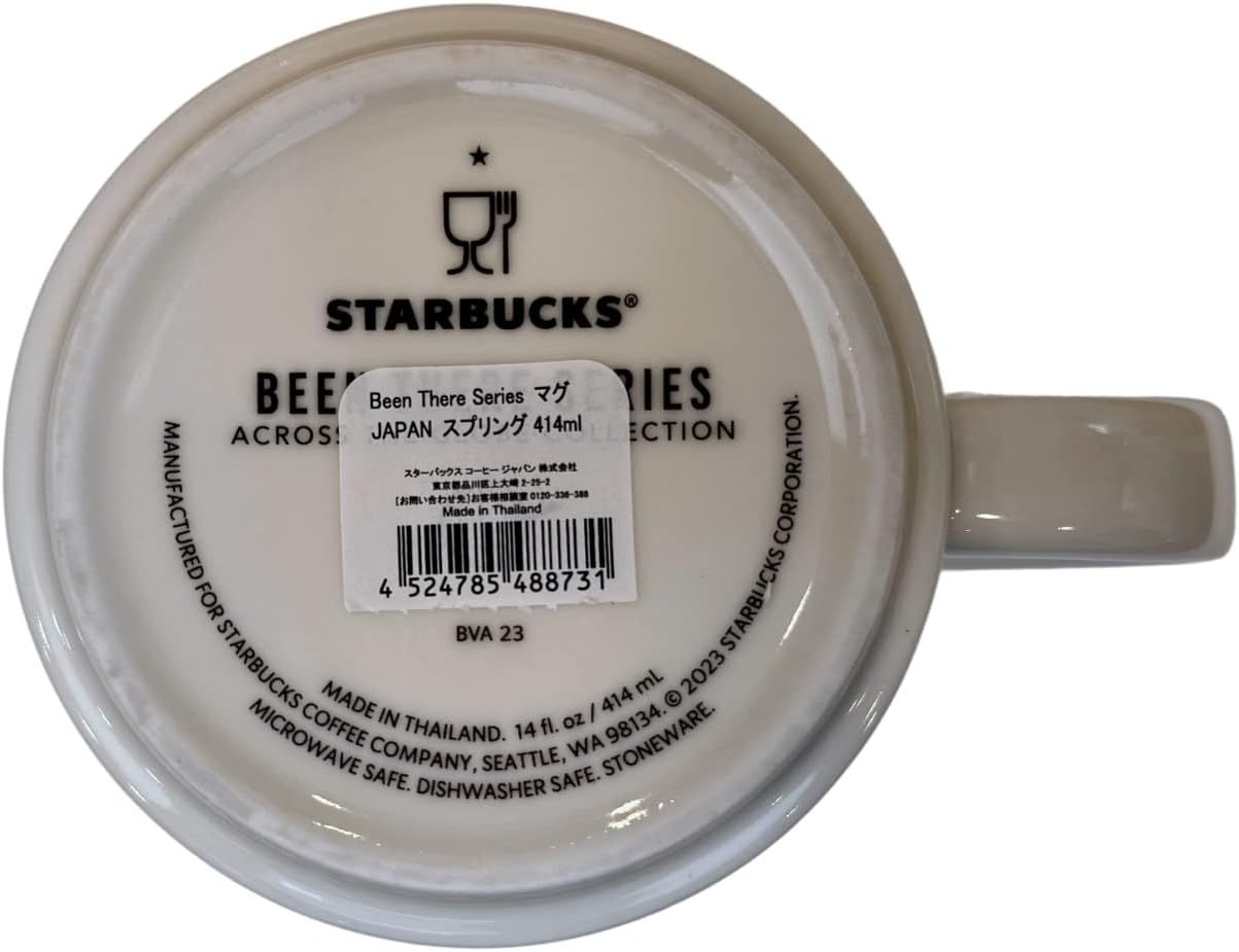 Red Starbucks Been There Series Japan Spring 2023 Ceramic Coffee Mug, 14 Oz | 516-RKFLND