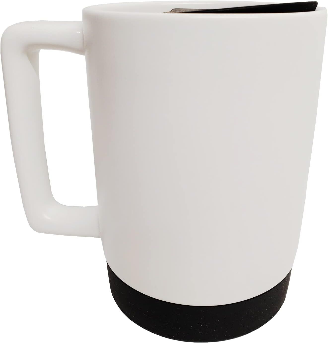 White Starbucks 2023 White Mug W/Rubber Bottom & Lid | 14oz | 571-KXLZGC