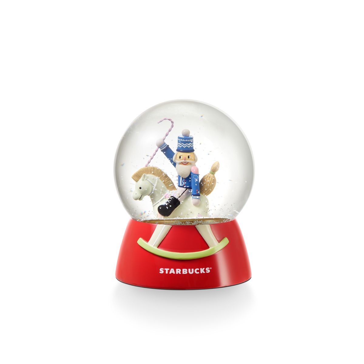 White Starbucks Snow Globe Nutcracker | 475-WCGIJU