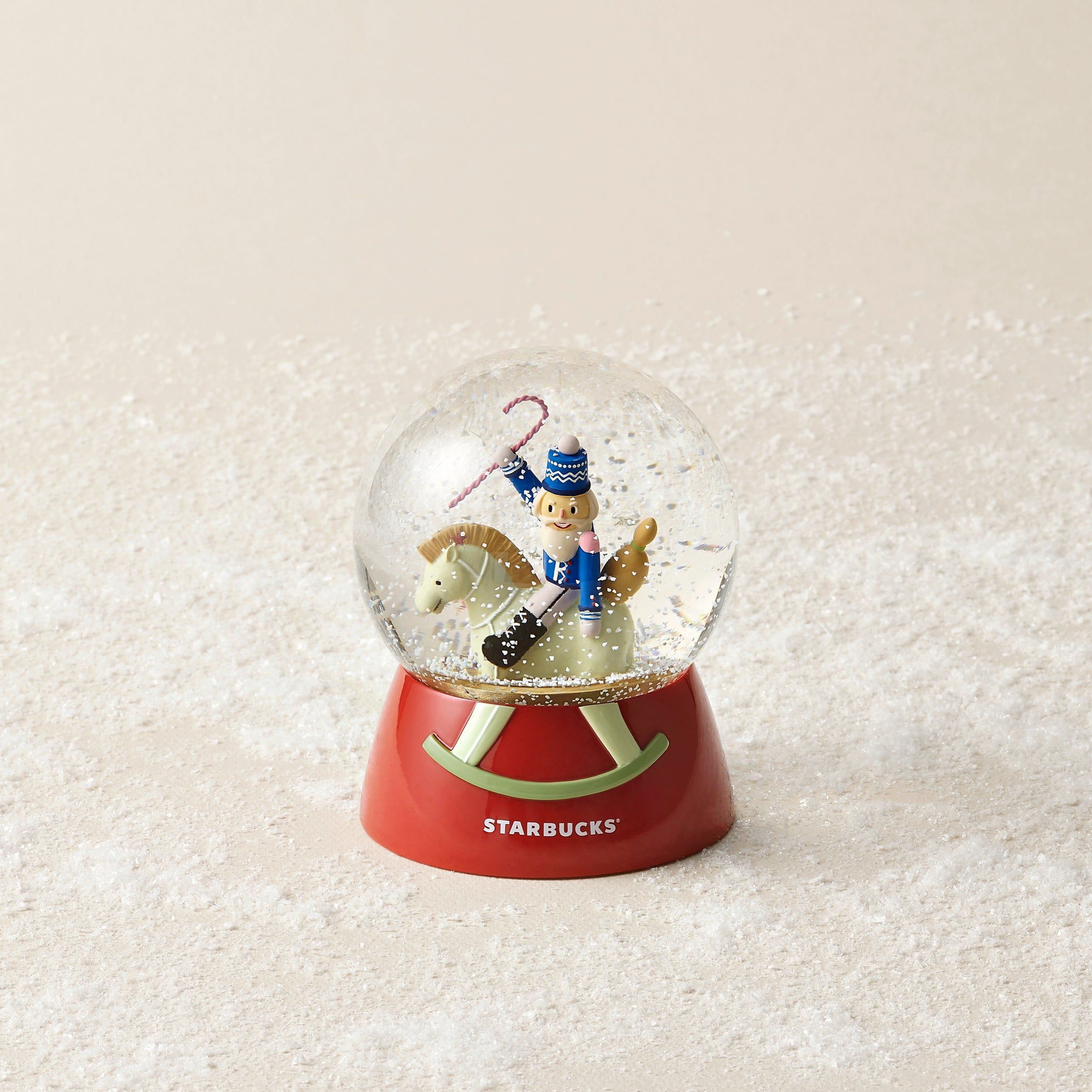 White Starbucks Snow Globe Nutcracker | 475-WCGIJU