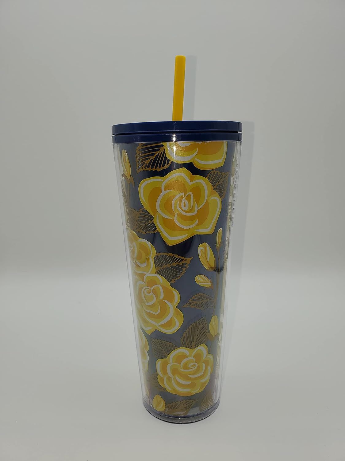 Yellow Starbucks Yellow Rose Of Texas Plastic 24oz Cold Cup | 532-NXDVIZ